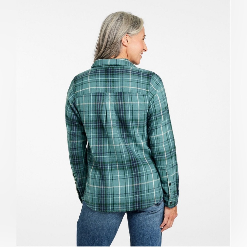 L.L.Bean Vintage Flannel Micro Plaid Shirt
